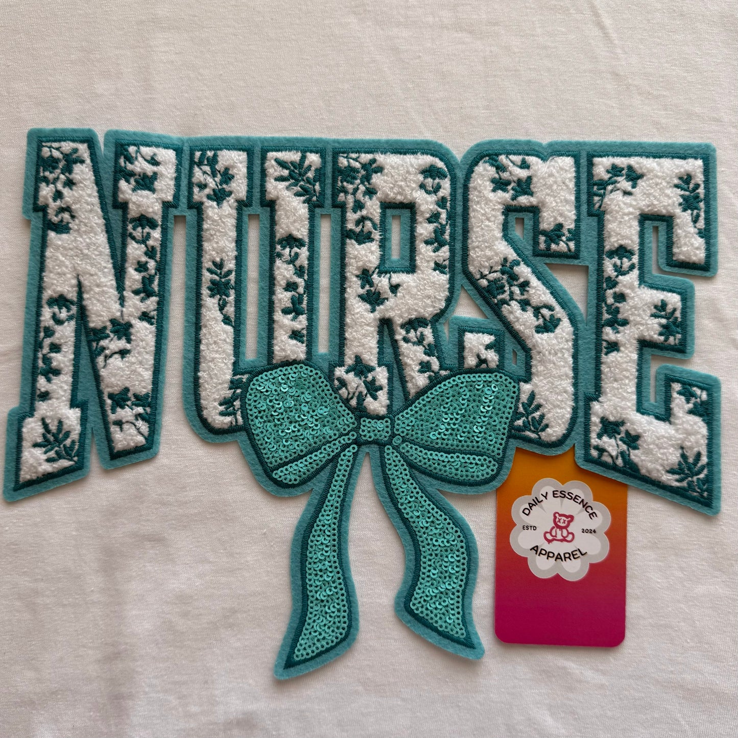 Nurse Teal Patch - Iron On