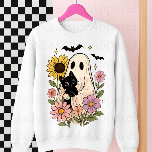 Floral Ghost & Cat #65