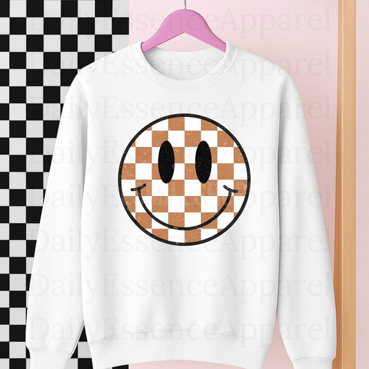 Beige Checkered Smiley #16