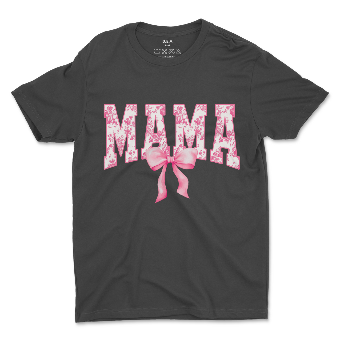 Mama Pink Bow Oversized T-Shirt