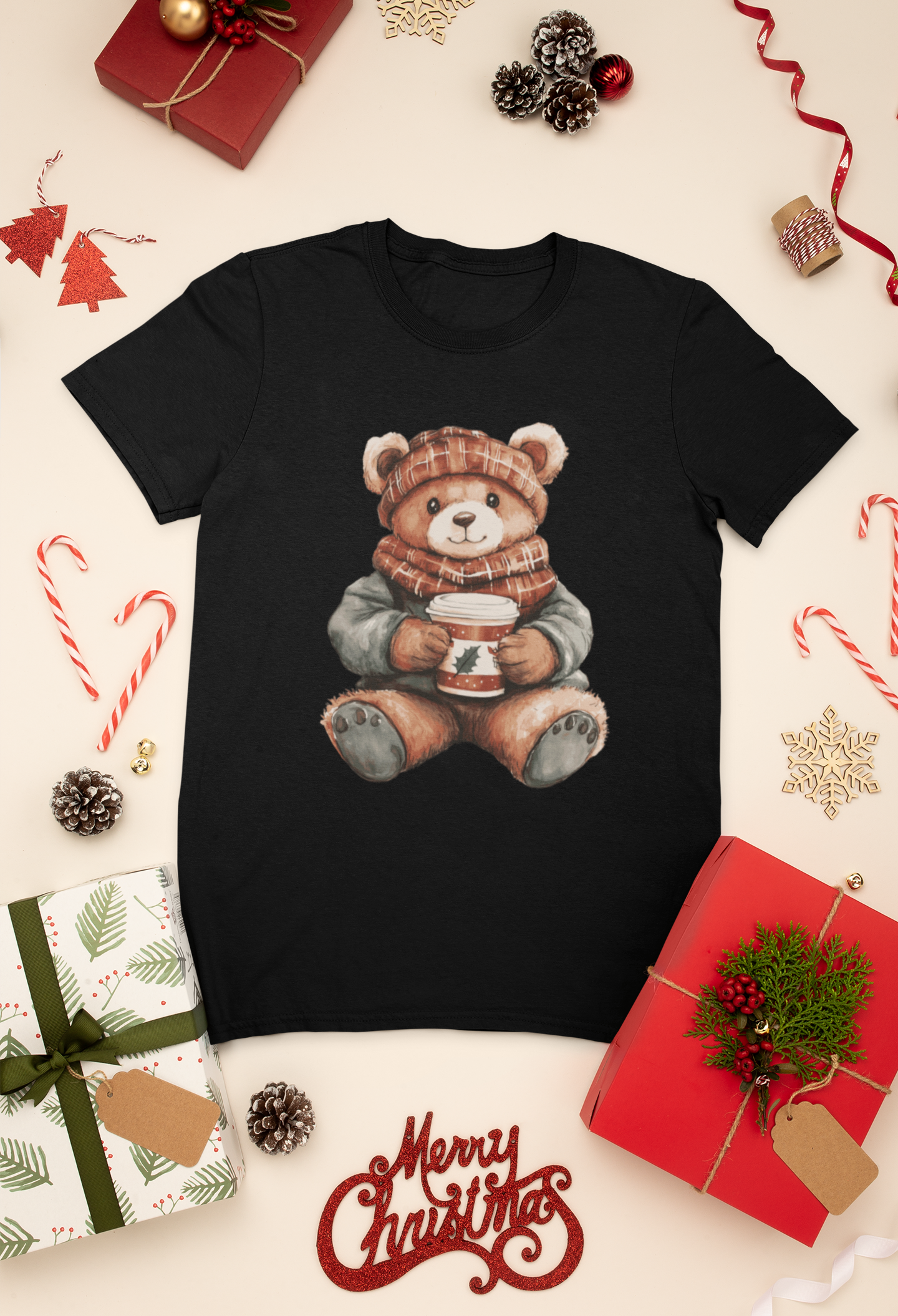 Winter Bear Oversized T-Shirt