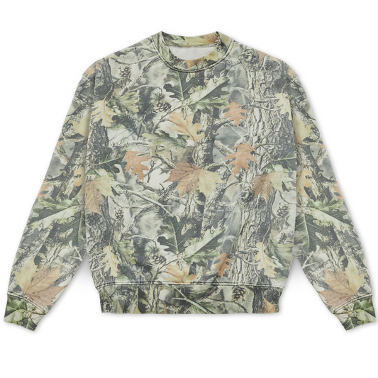 Camo Crewneck Sweatshirt