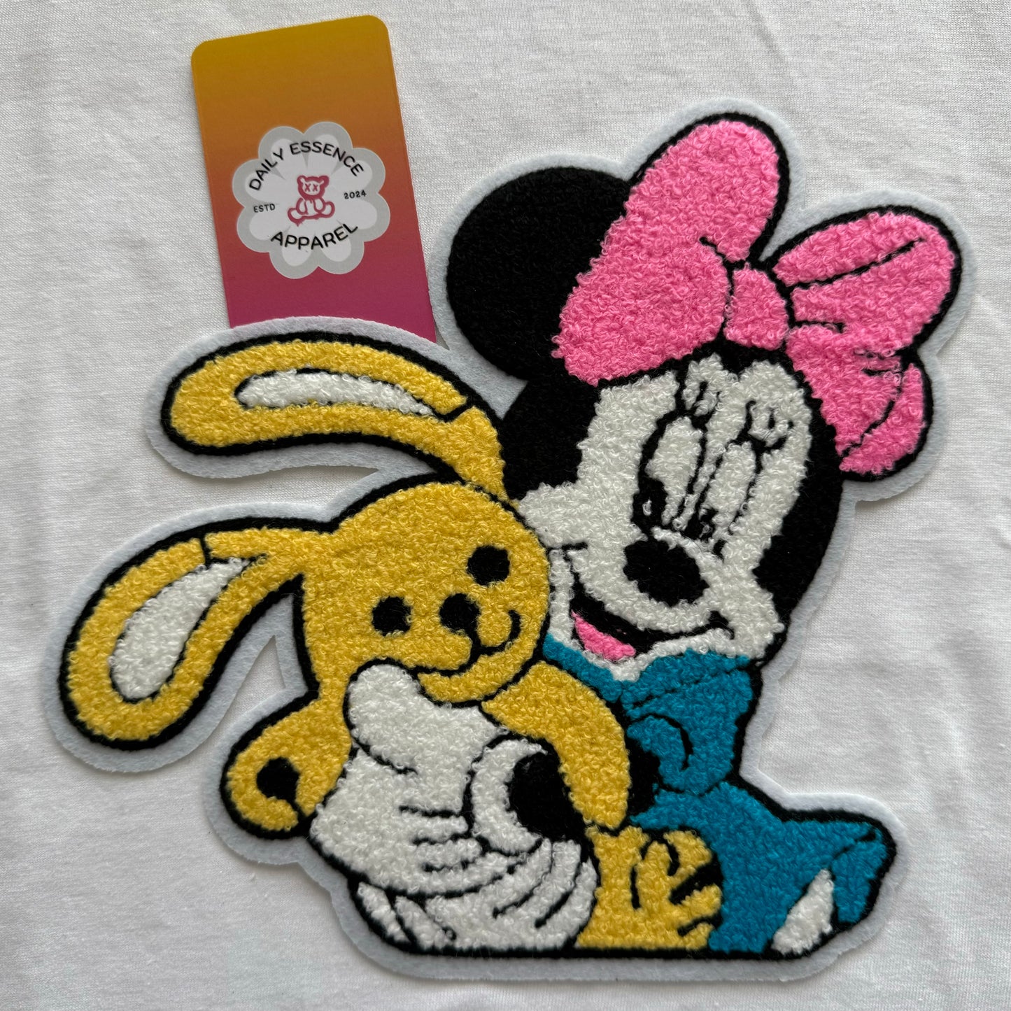 Girl Mouse Patch - Iron On