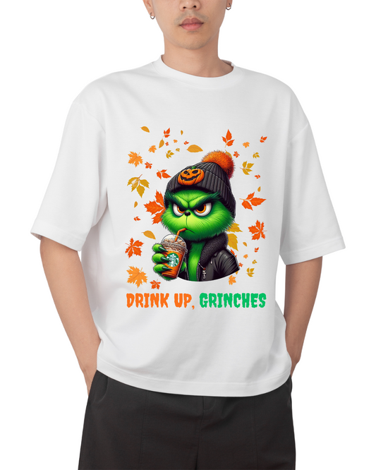 Drink Up Grinches Oversized T-Shirt