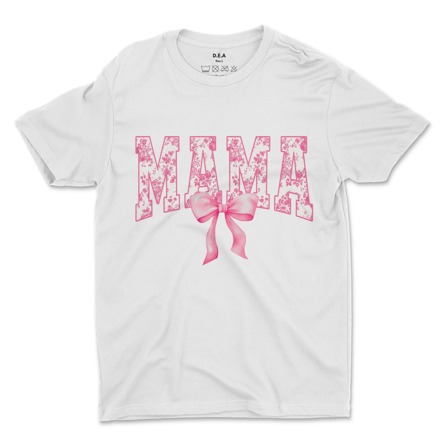 Mama Pink Bow Oversized T-Shirt