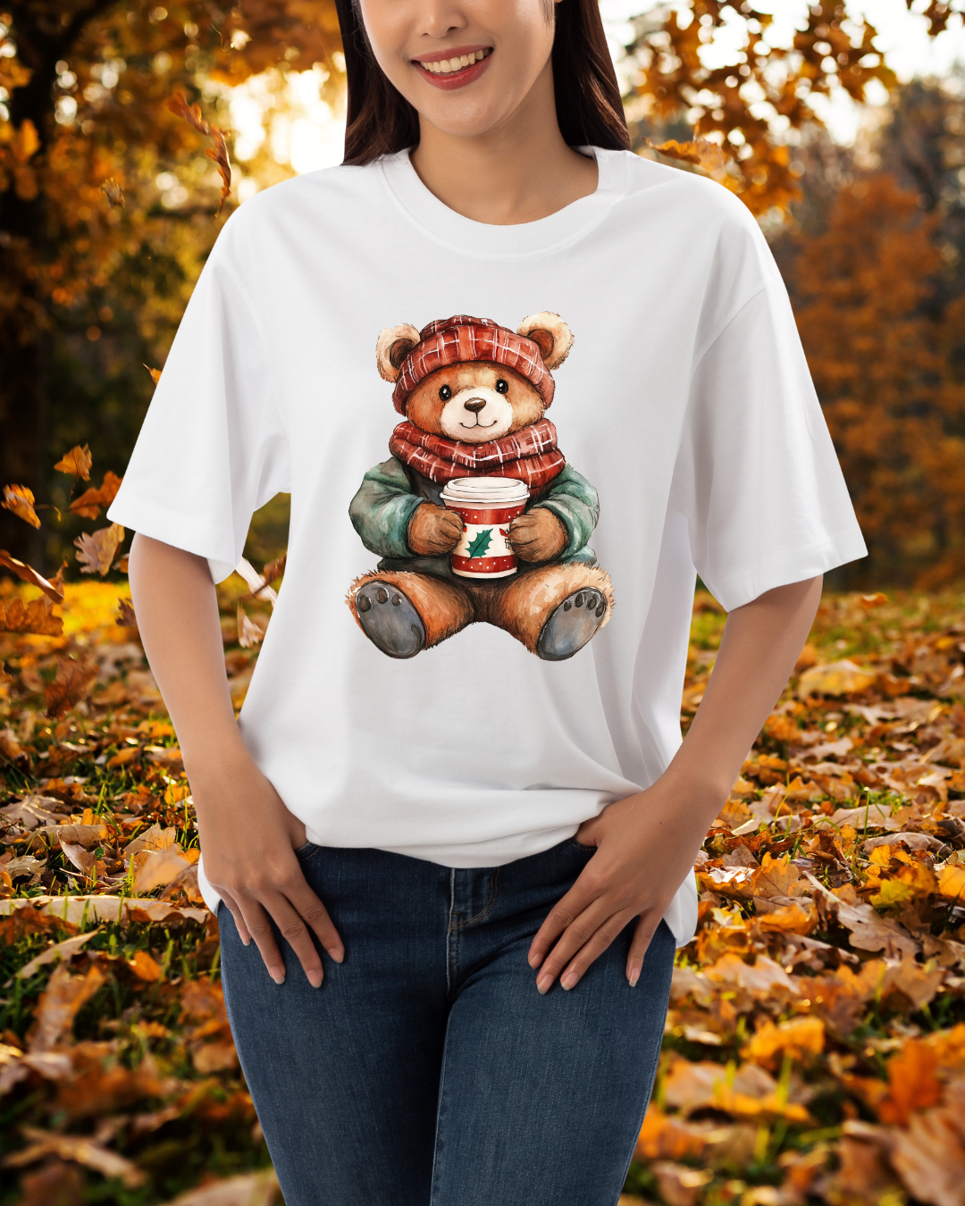 Winter Bear Oversized T-Shirt