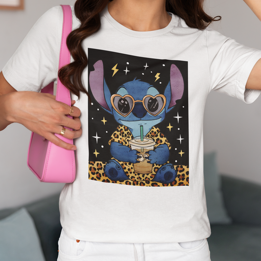 Stitch Coffee Character COMFORT COLORS